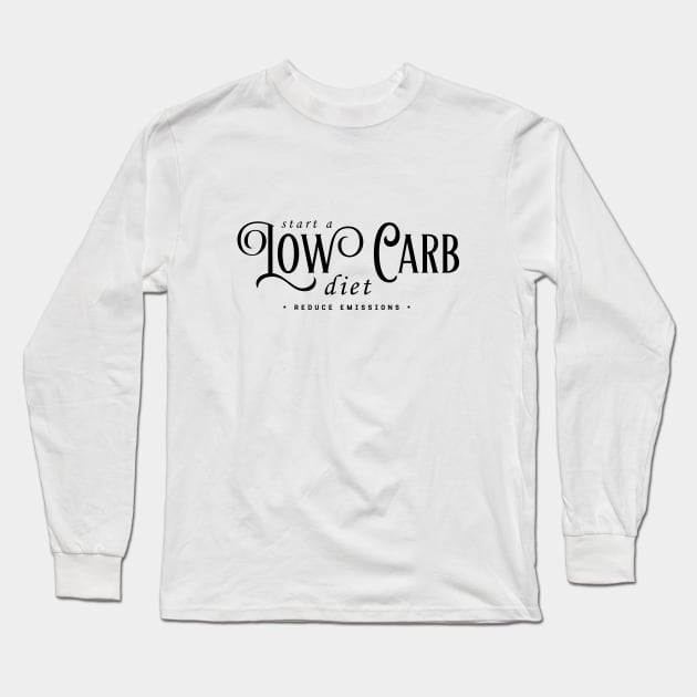 Low Carb Diet Long Sleeve T-Shirt by bluehair